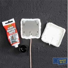 KIT Γείωσης GE εξωτερικού τοίχου 4x8 cm + κόλλα + καλώδιο 20 cm